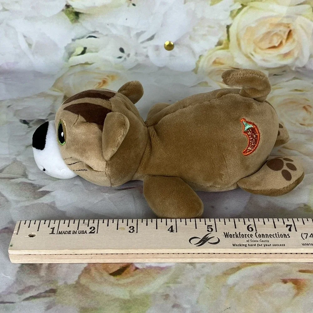 Cutetitos Tabby Cat Collectible Plush Stuffed Animal Brown Jalapeño Hot Pepper